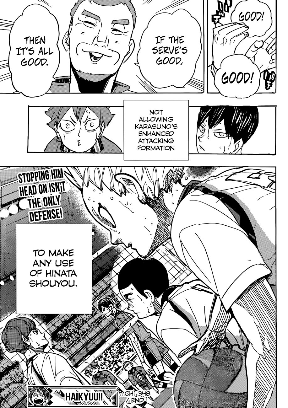 Haikyuu!! chapter 348 page 19