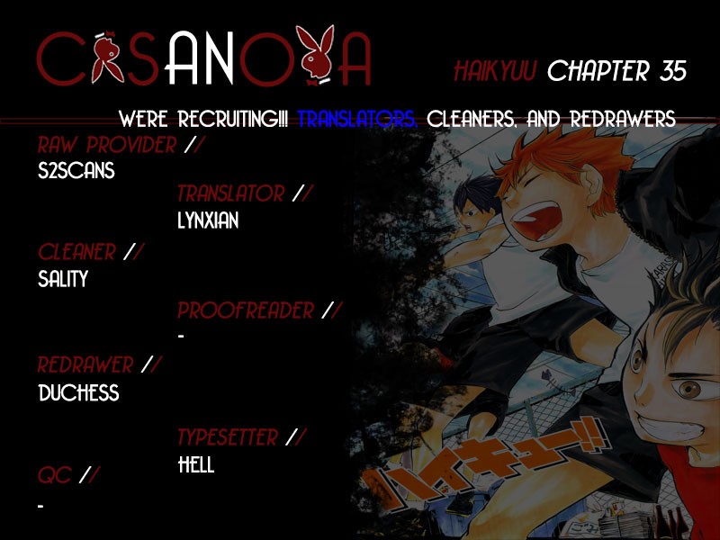 Haikyuu!! chapter 35 page 1
