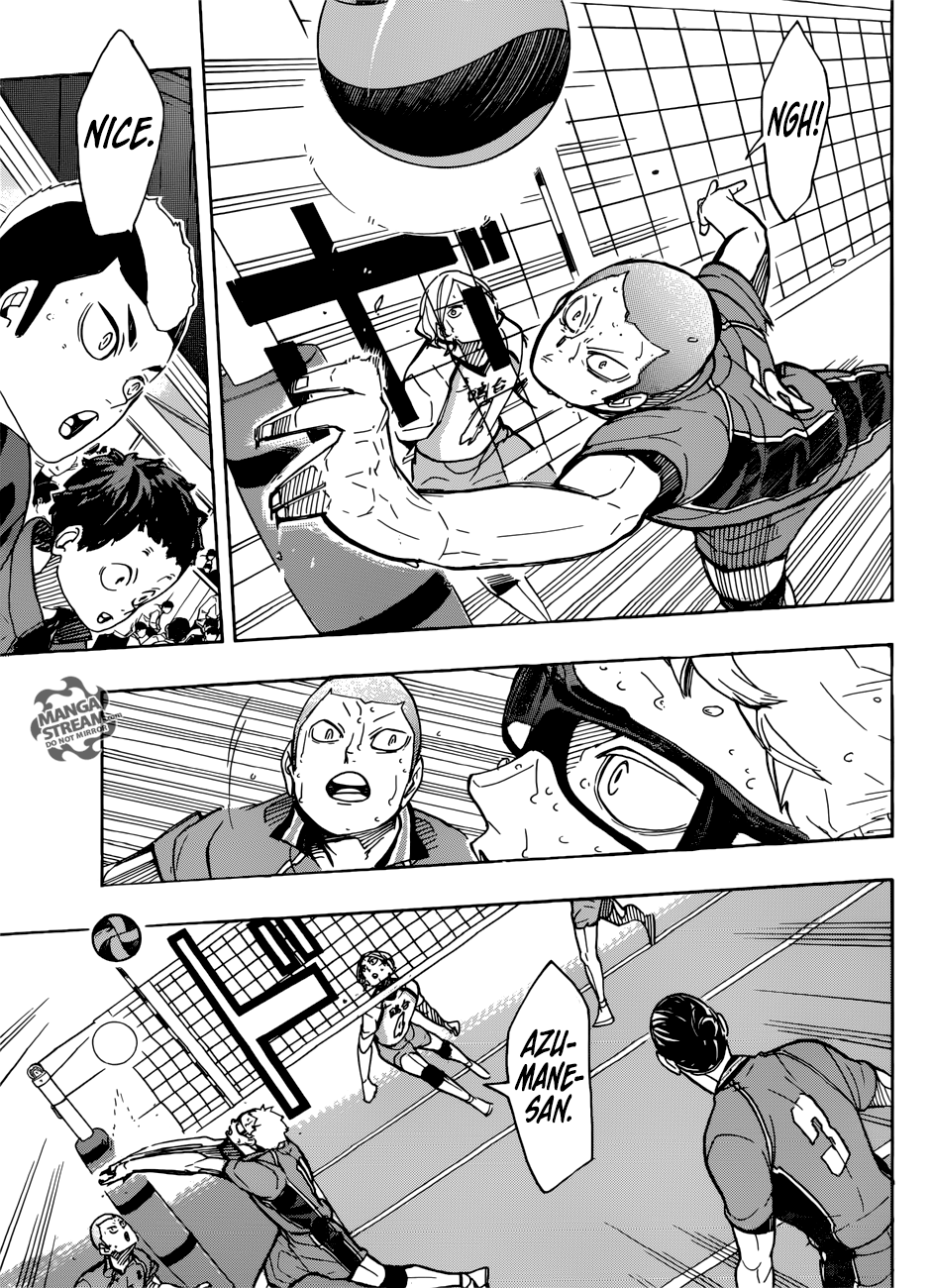 Haikyuu!! chapter 350 page 16