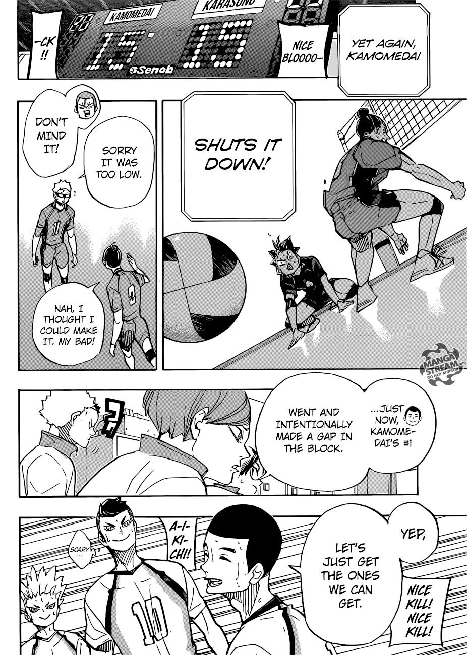 Haikyuu!! chapter 350 page 18