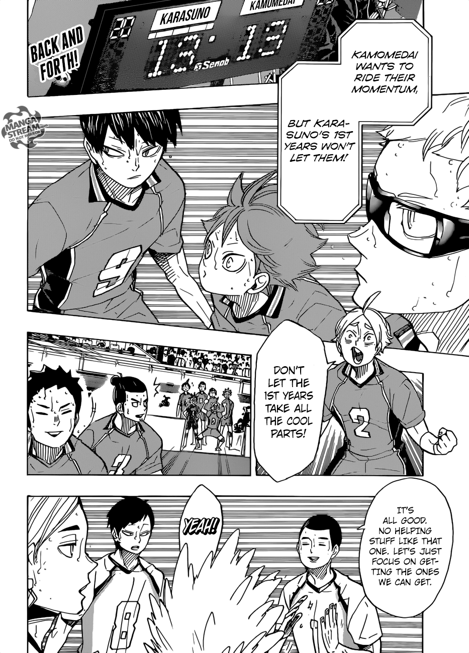 Haikyuu!! chapter 350 page 3