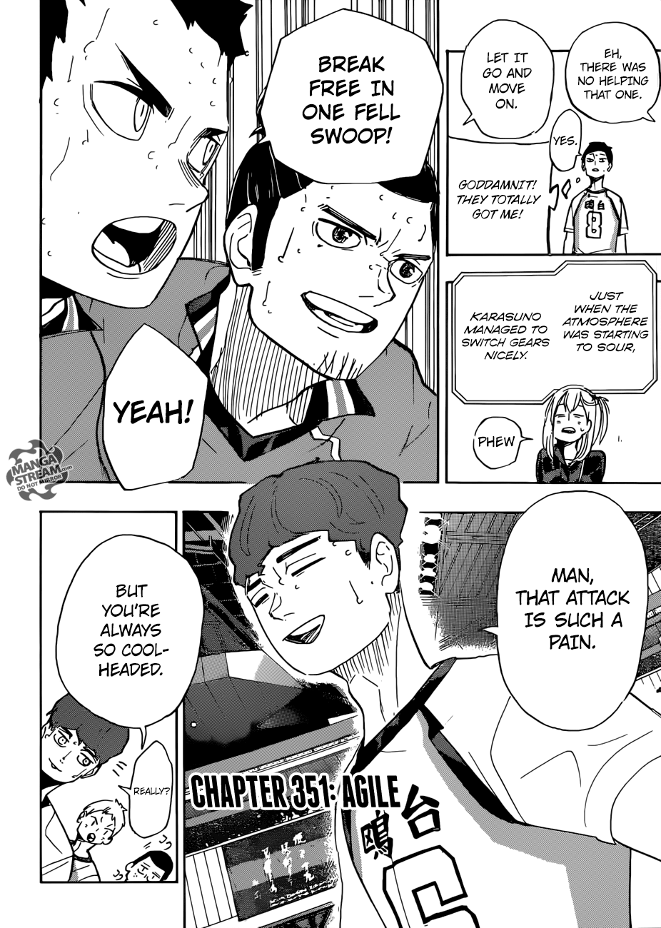 Haikyuu!! chapter 351 page 3