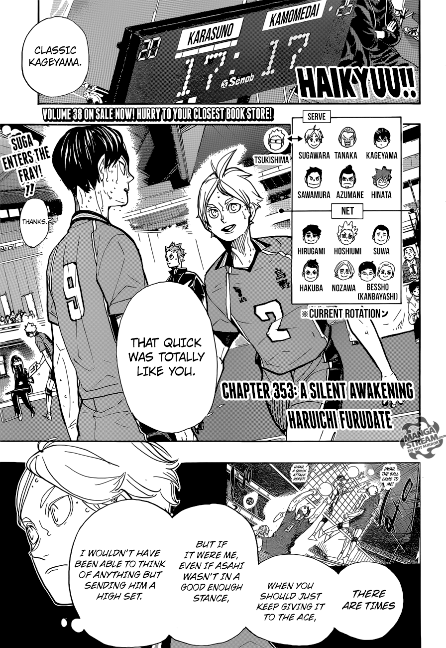 Haikyuu!! chapter 353 page 1
