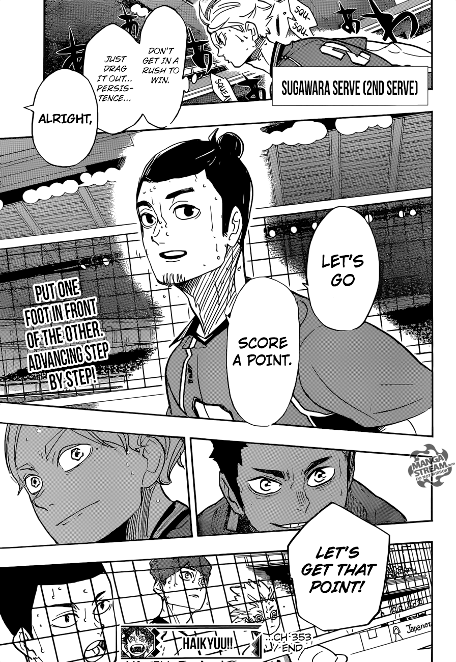 Haikyuu!! chapter 353 page 18