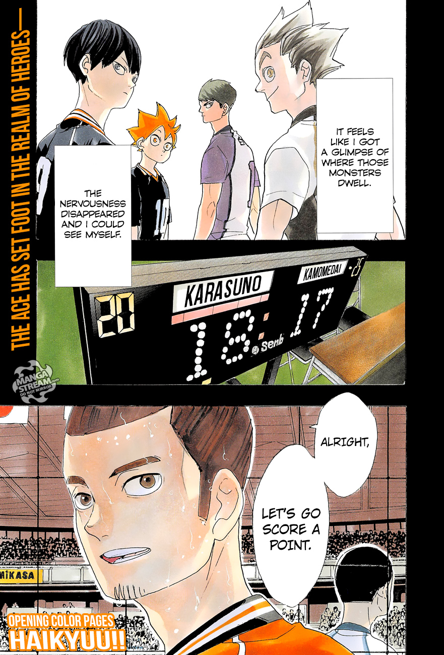 Haikyuu!! chapter 354 page 3