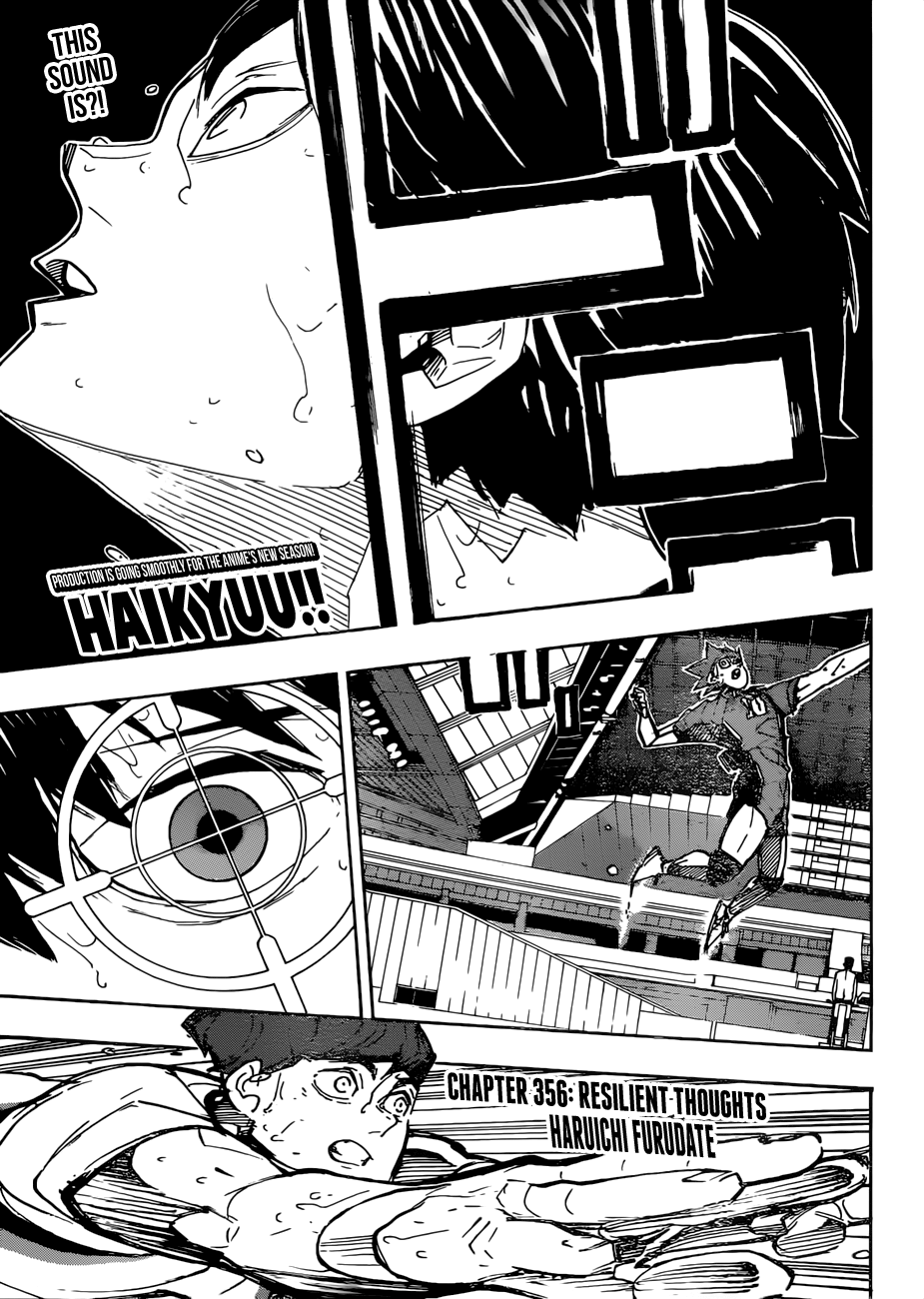 Haikyuu!! chapter 356 page 1