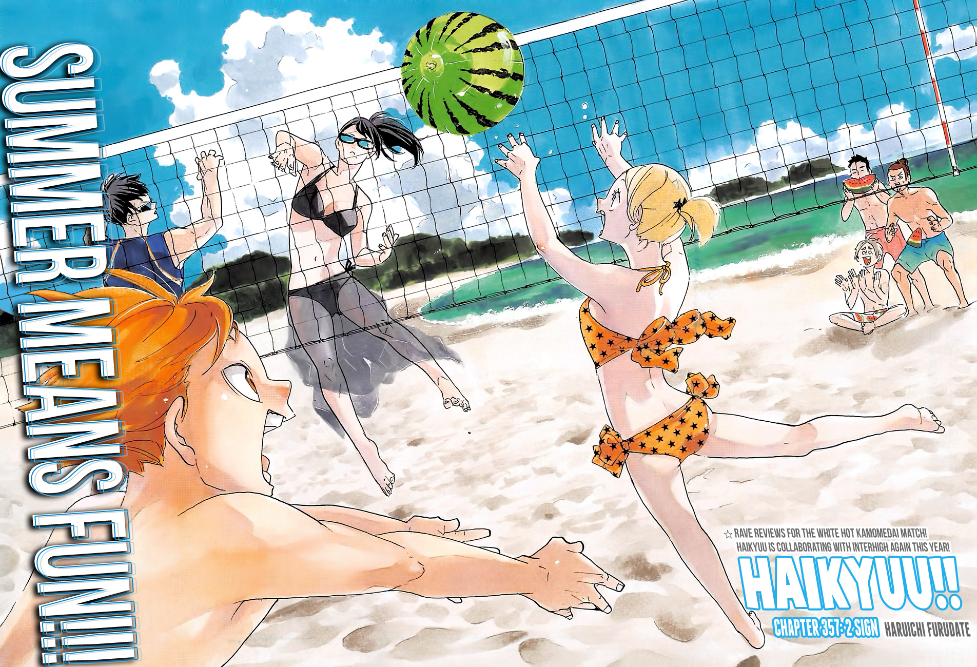 Haikyuu!! chapter 357 page 1