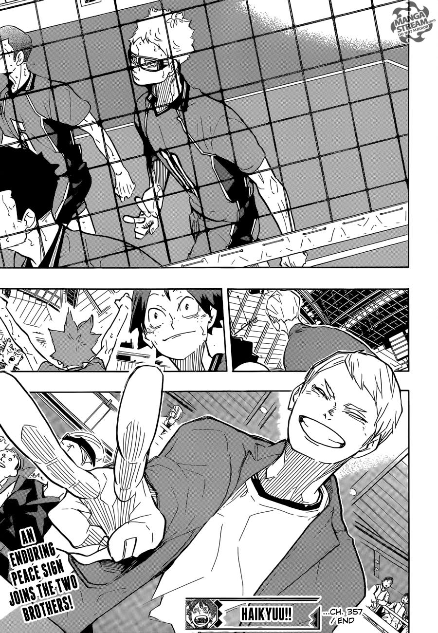 Haikyuu!! chapter 357 page 19