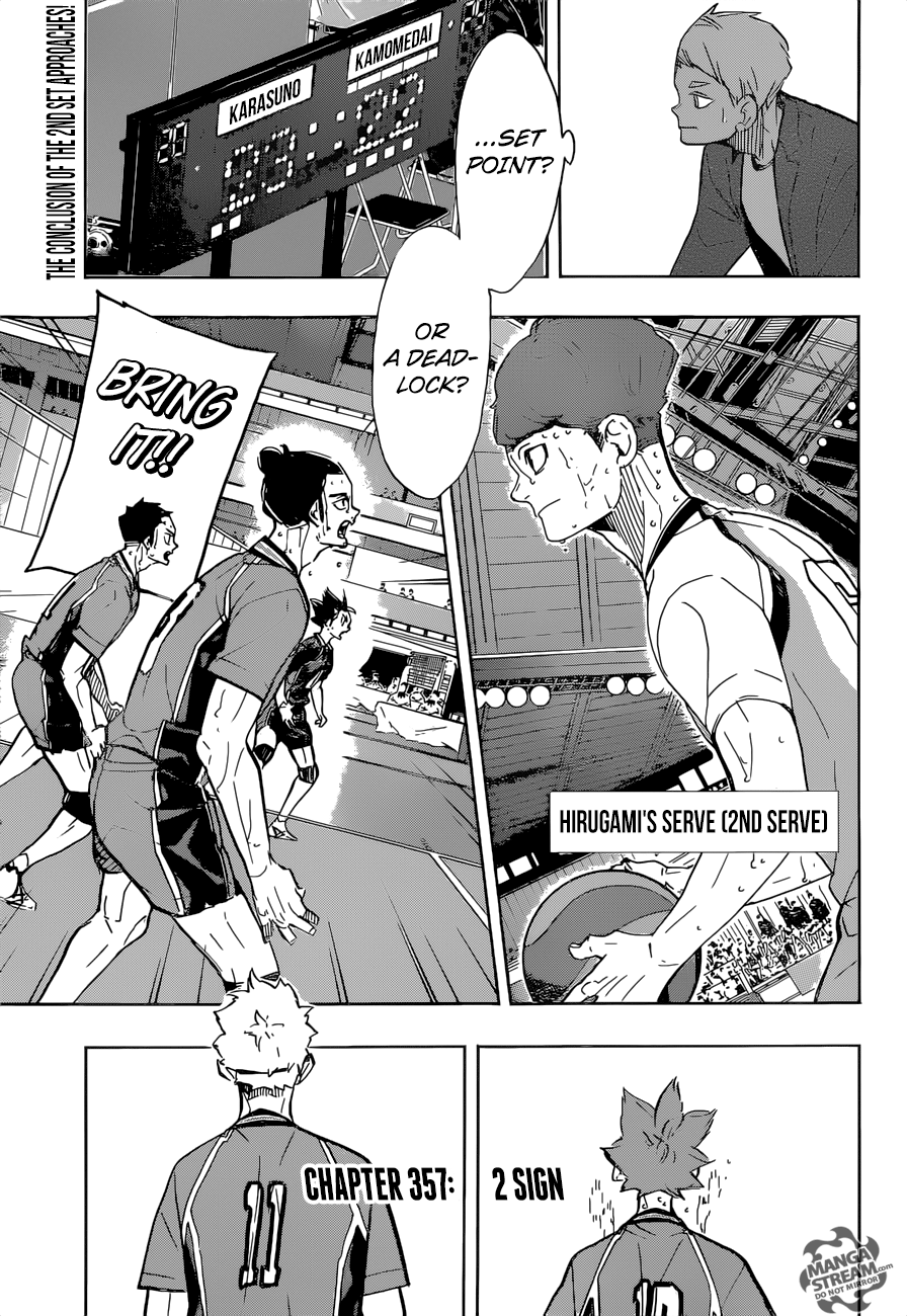 Haikyuu!! chapter 357 page 3