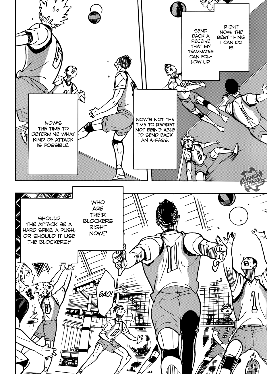 Haikyuu!! chapter 358 page 14