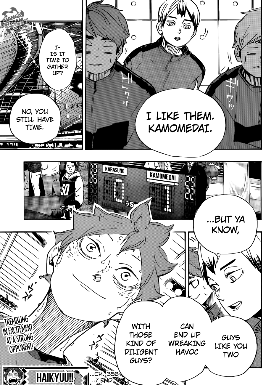 Haikyuu!! chapter 358 page 18