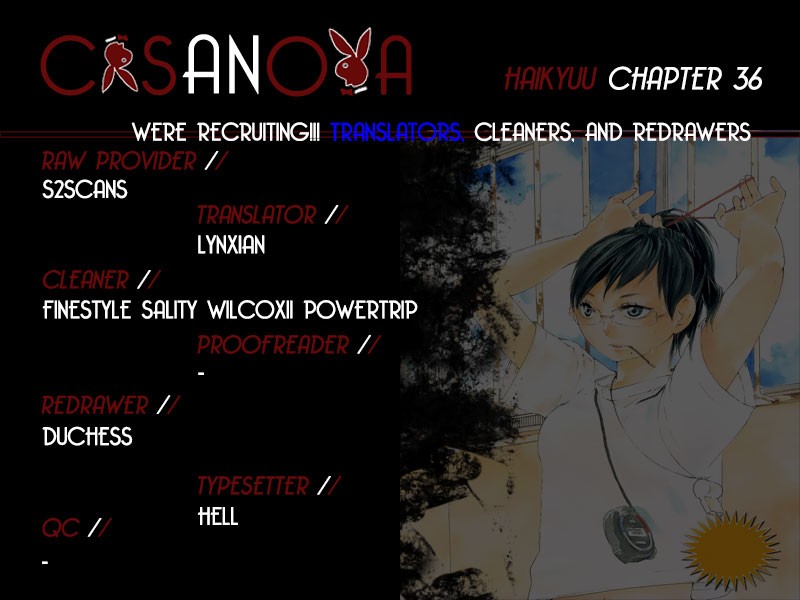 Haikyuu!! chapter 36 page 1