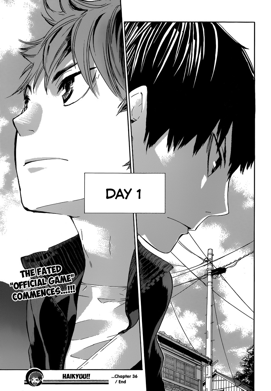 Haikyuu!! chapter 36 page 21