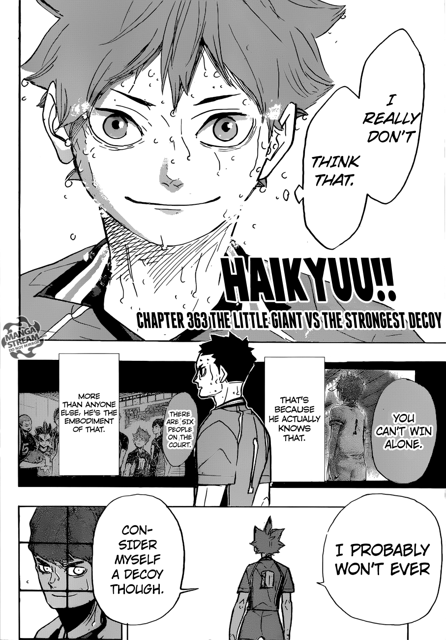 Haikyuu!! chapter 363 page 3