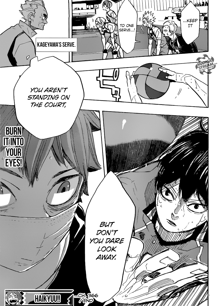 Haikyuu!! chapter 366 page 16