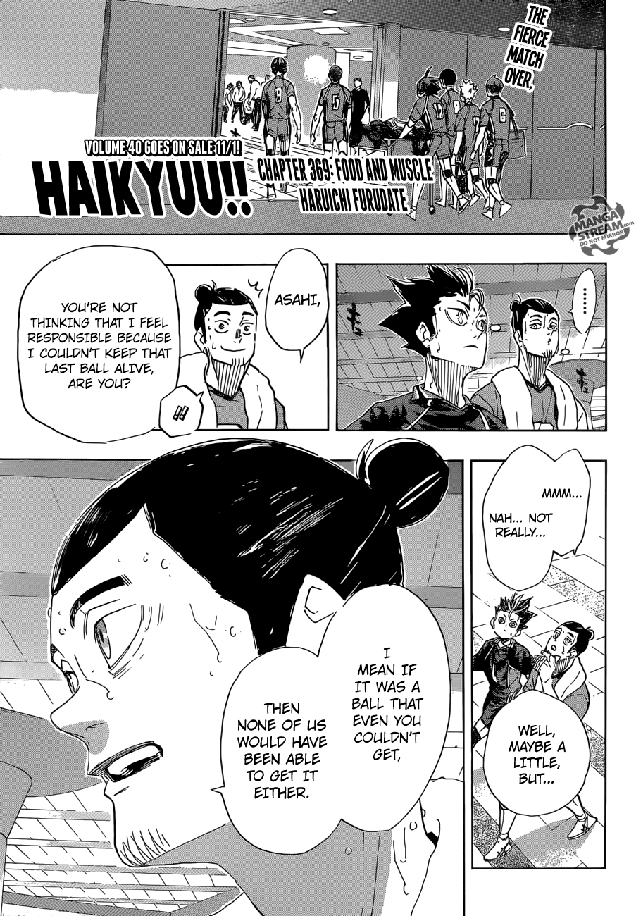 Haikyuu!! chapter 369 page 1