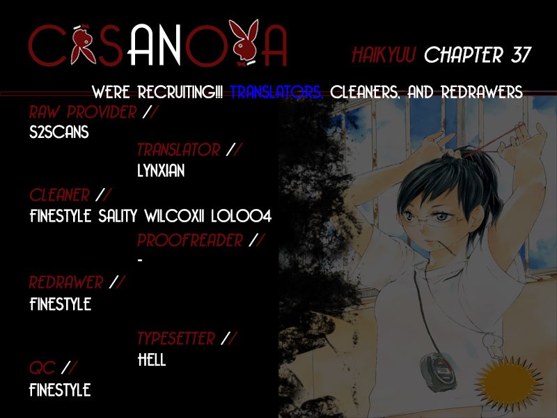 Haikyuu!! chapter 37 page 1