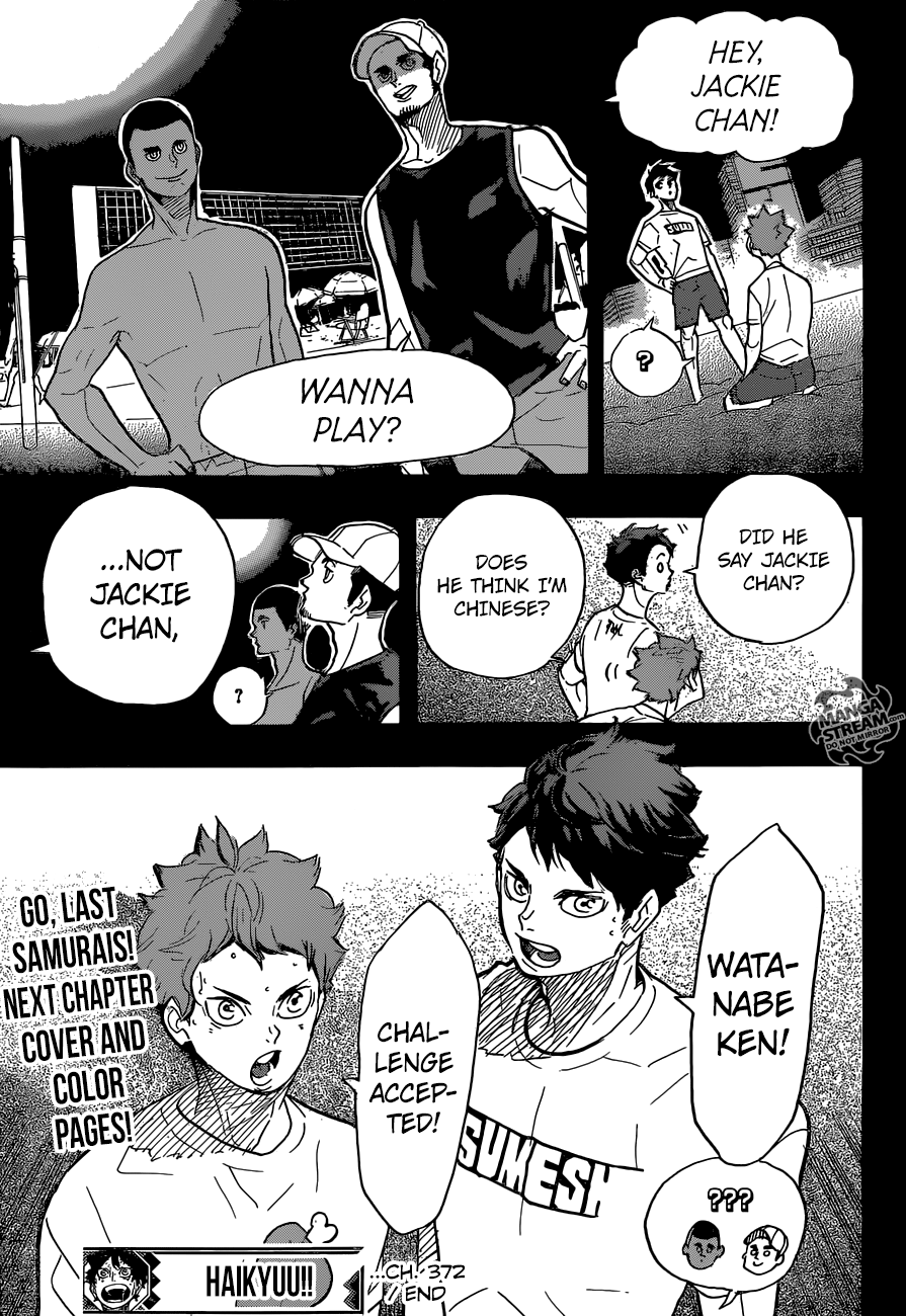 Haikyuu!! chapter 372 page 19