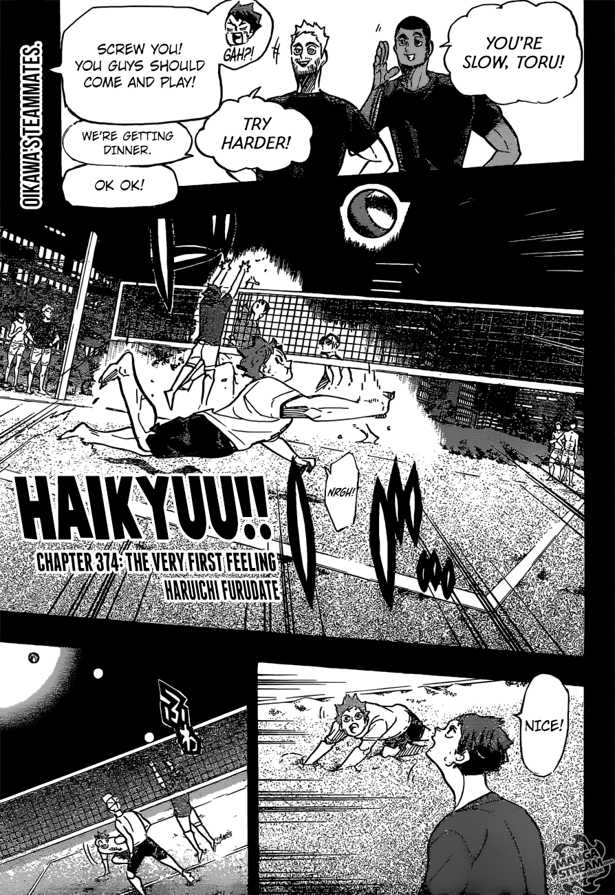 Haikyuu!! chapter 374 page 1