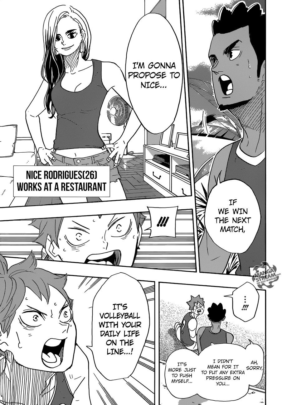 Haikyuu!! chapter 375 page 8