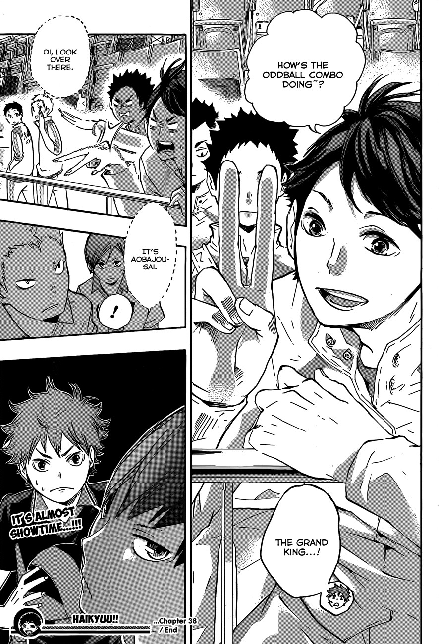 Haikyuu!! chapter 38 page 20