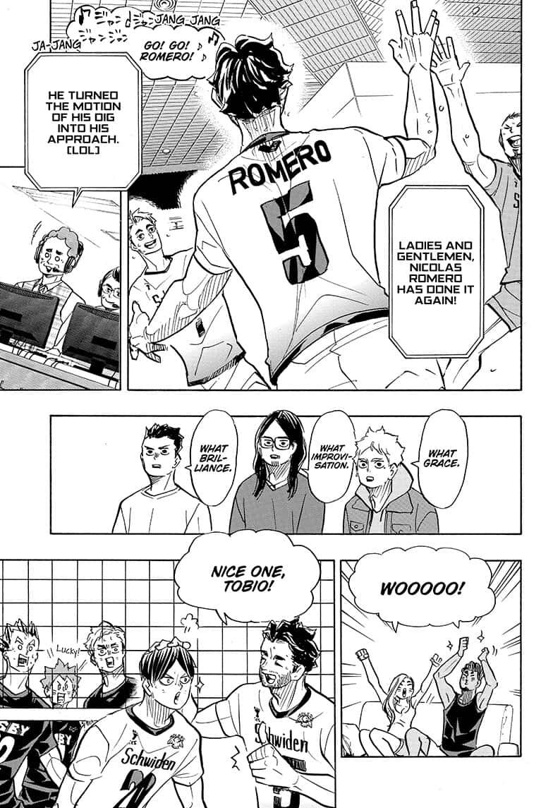 Haikyuu!! chapter 383 page 15