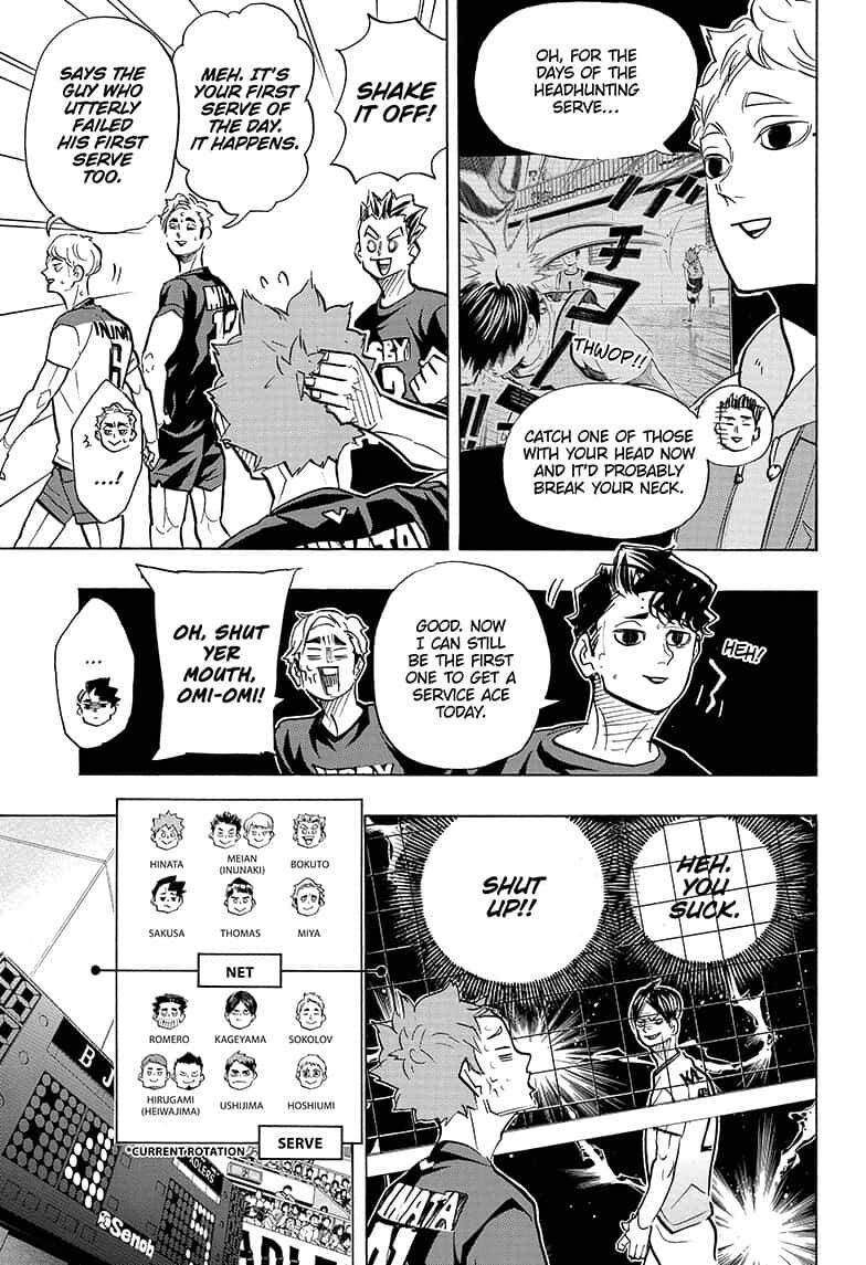 Haikyuu!! chapter 383 page 6