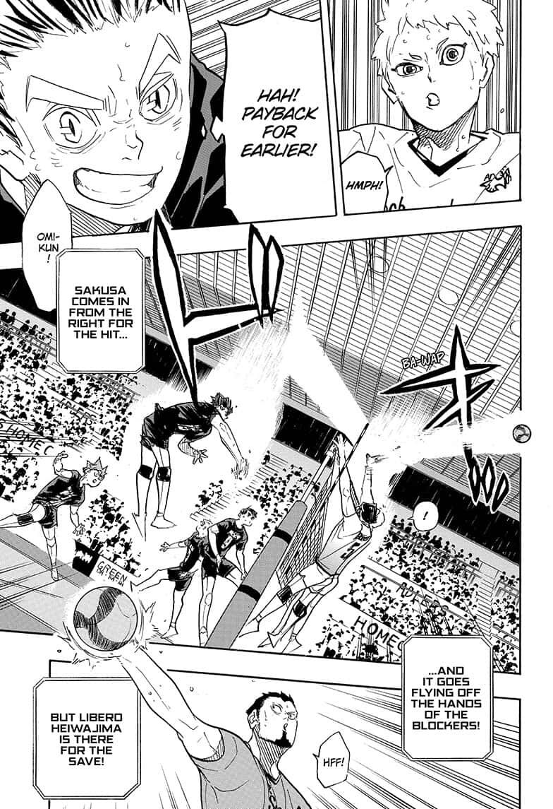 Haikyuu!! chapter 383 page 8