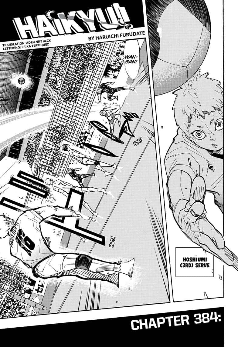 Haikyuu!! chapter 384 page 1