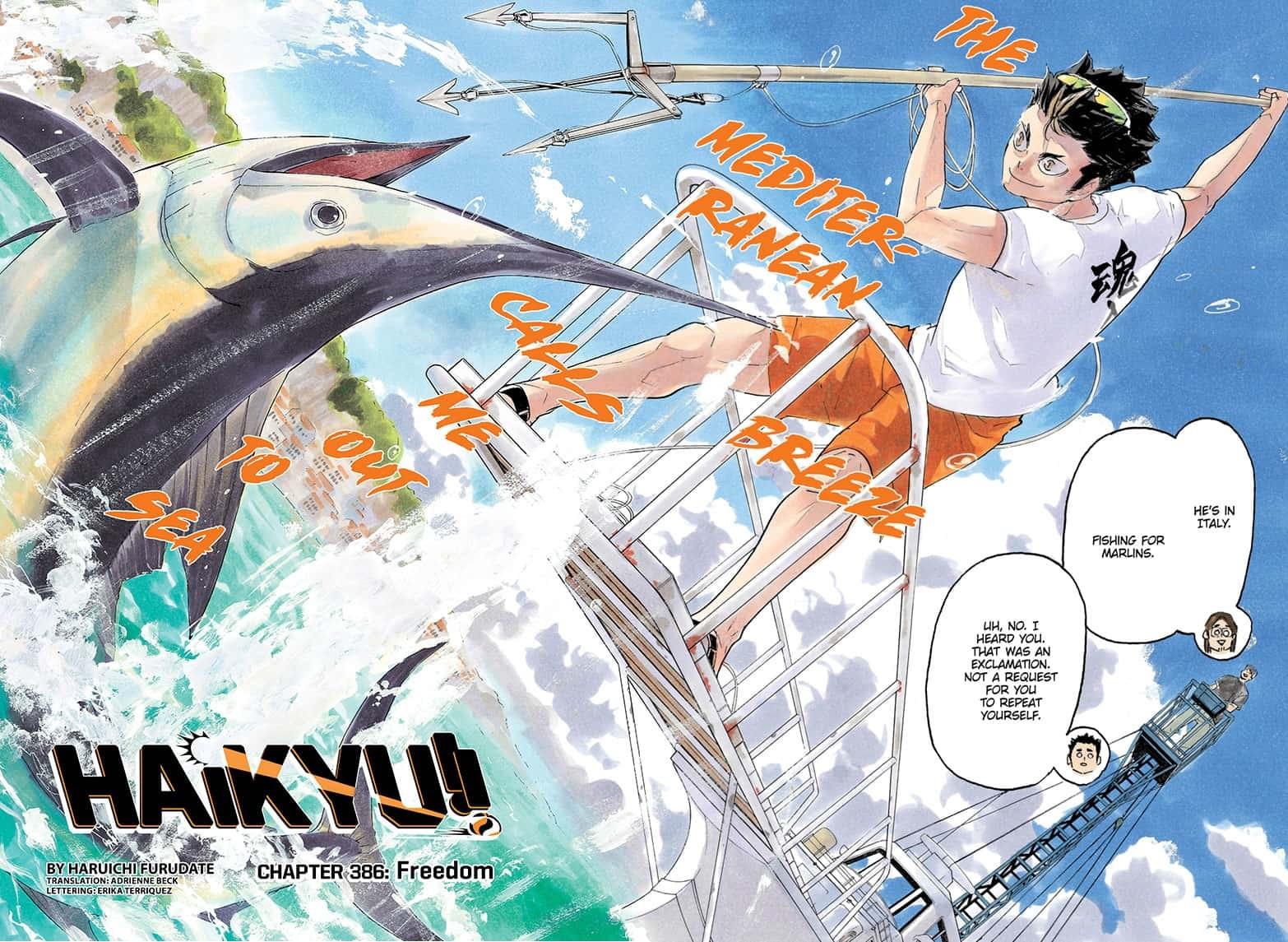 Haikyuu!! chapter 386 page 2