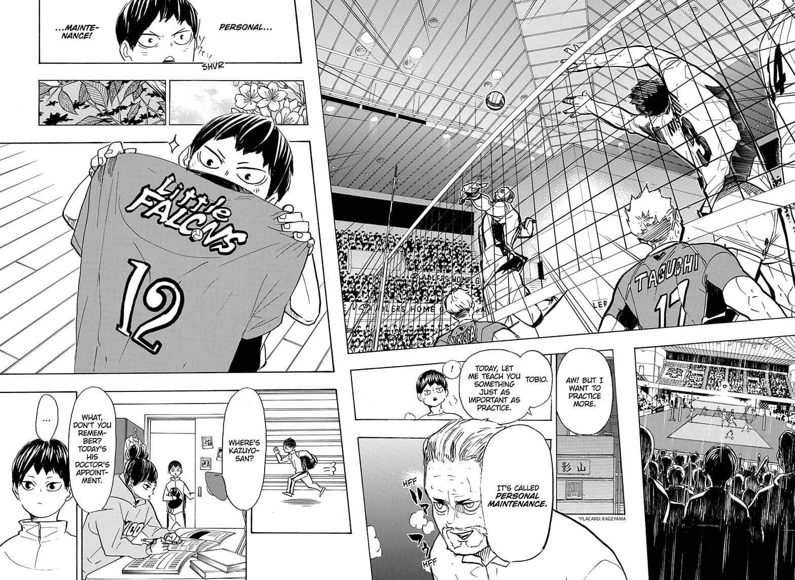 Haikyuu!! chapter 387 page 8