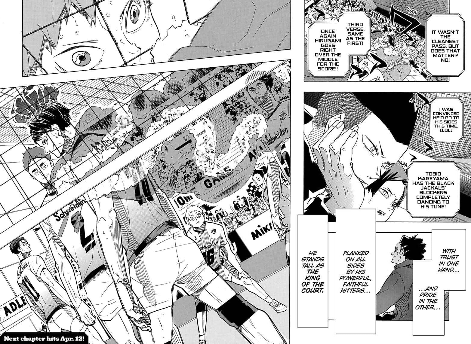 Haikyuu!! chapter 389 page 14