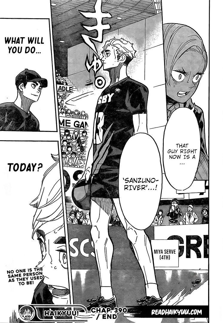 Haikyuu!! chapter 390 page 17