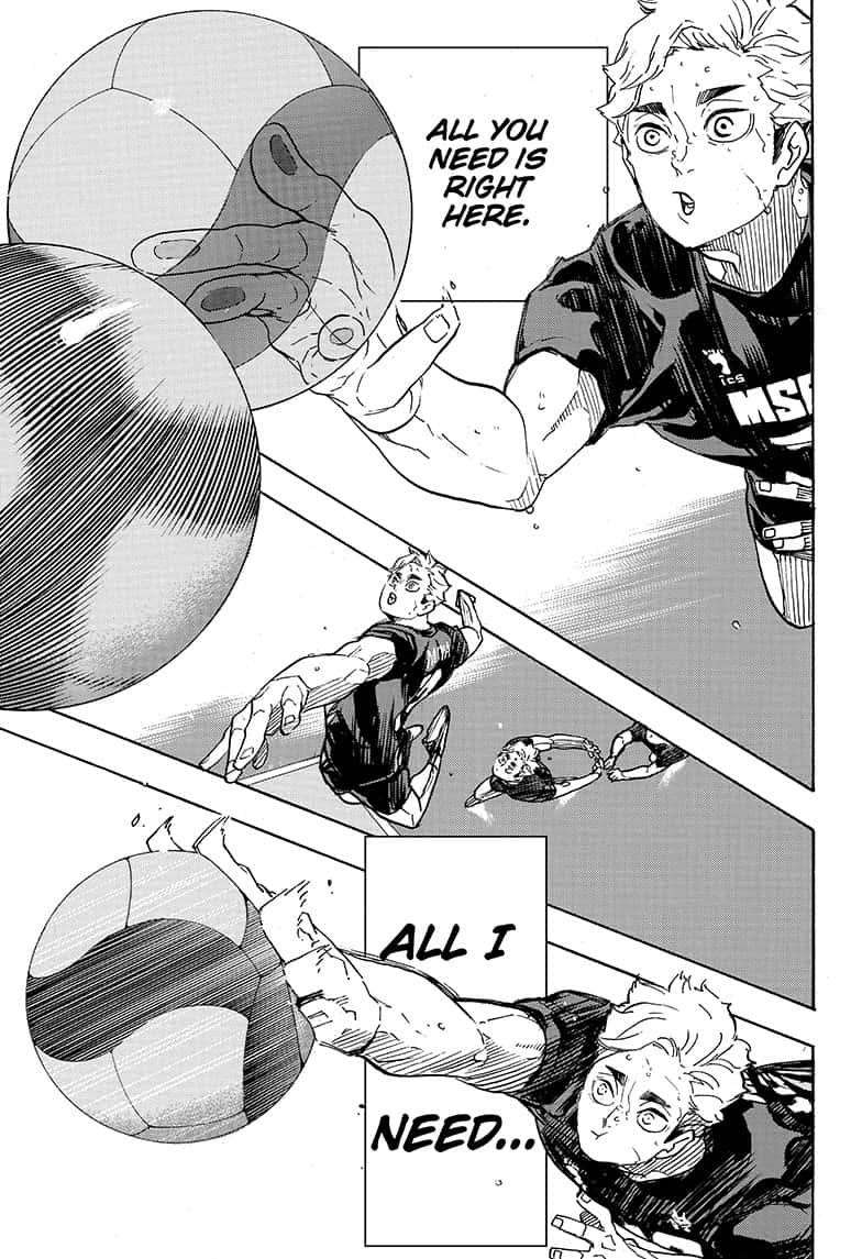 Haikyuu!! chapter 391 page 14