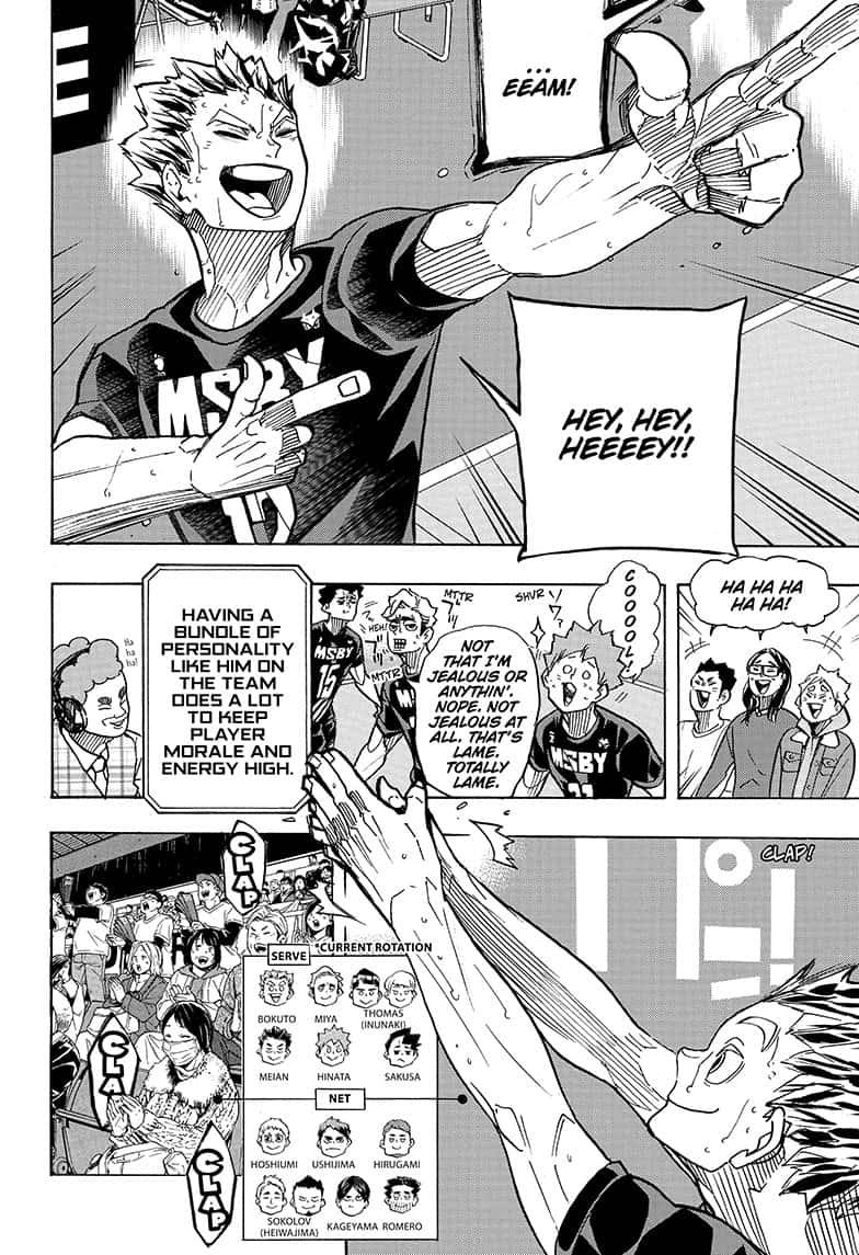 Haikyuu!! chapter 392 page 6