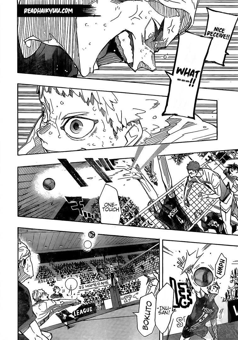 Haikyuu!! chapter 393 page 6