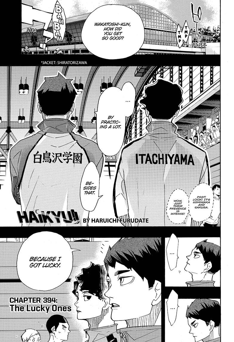 Haikyuu!! chapter 394 page 1