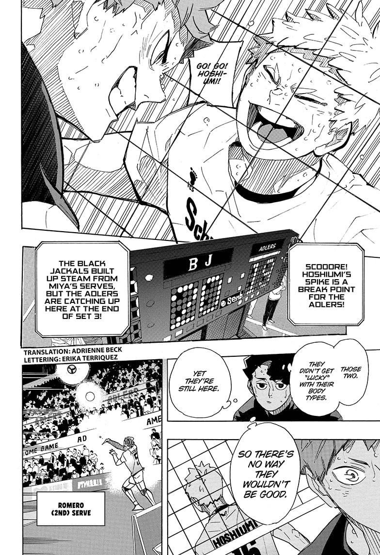 Haikyuu!! chapter 394 page 2