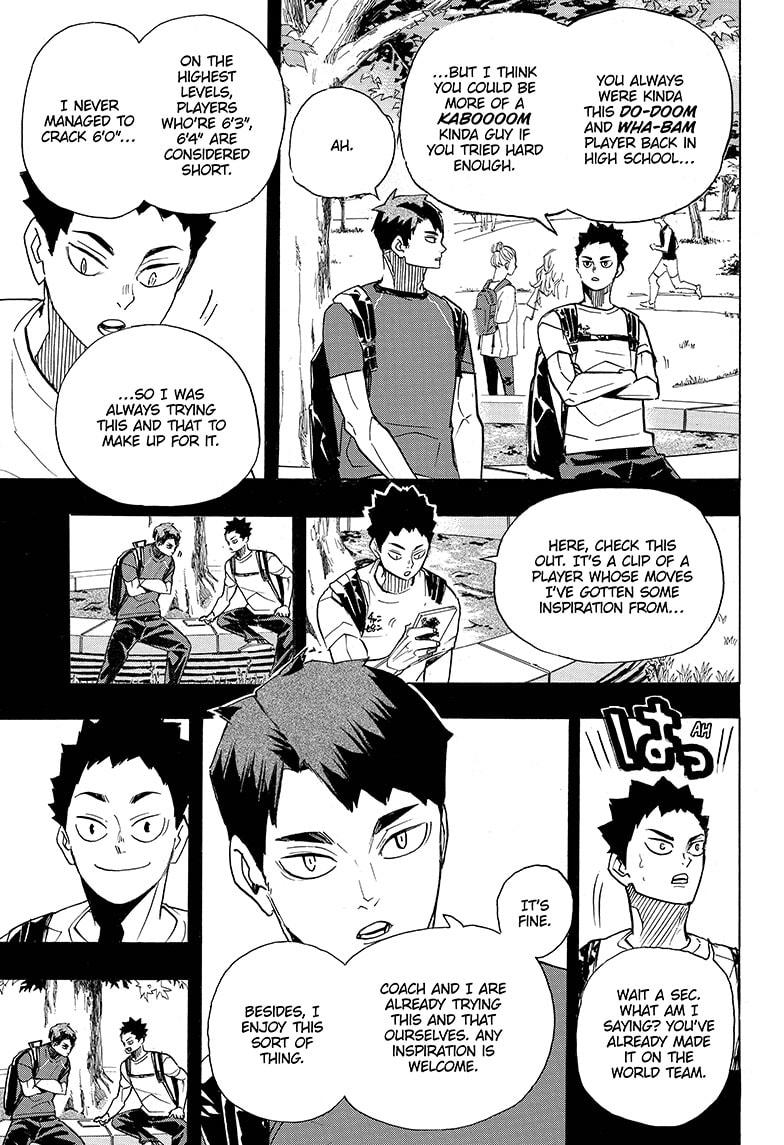 Haikyuu!! chapter 395 page 9