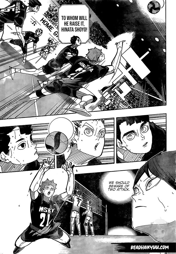 Haikyuu!! chapter 396 page 11