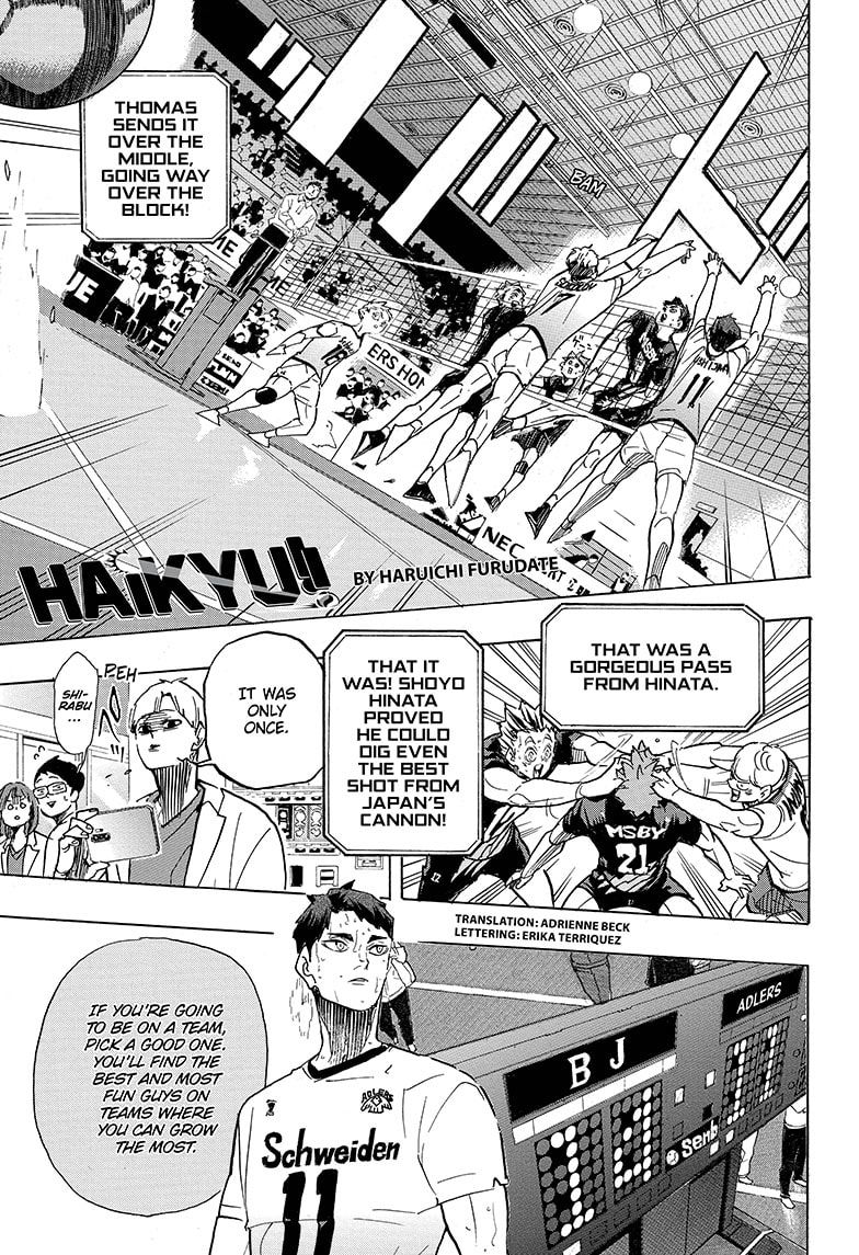 Haikyuu!! chapter 399 page 1