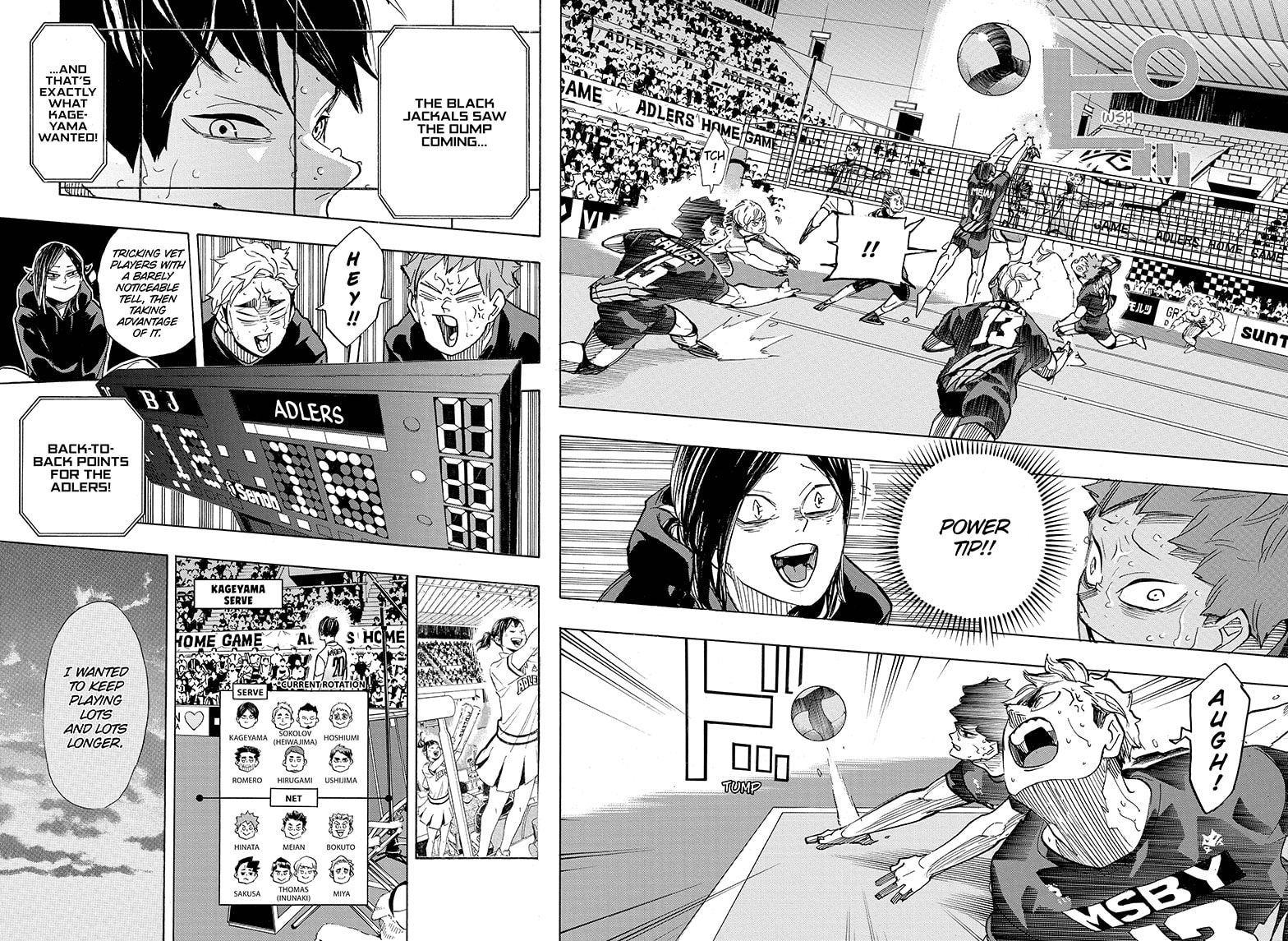 Haikyuu!! chapter 399 page 8