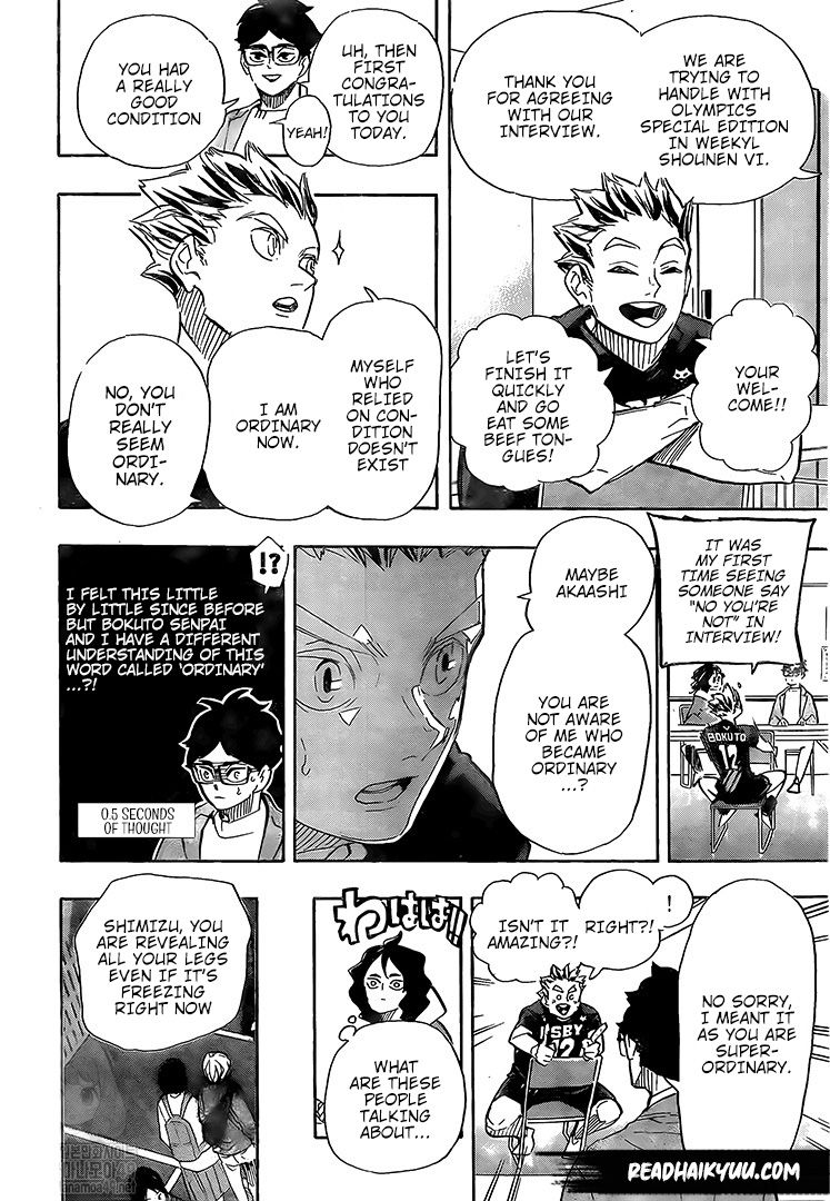 Haikyuu!! chapter 401 page 13