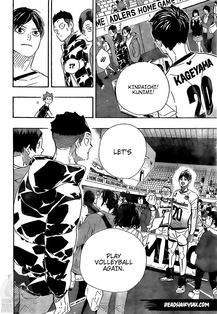 Haikyuu!! chapter 401 page 17