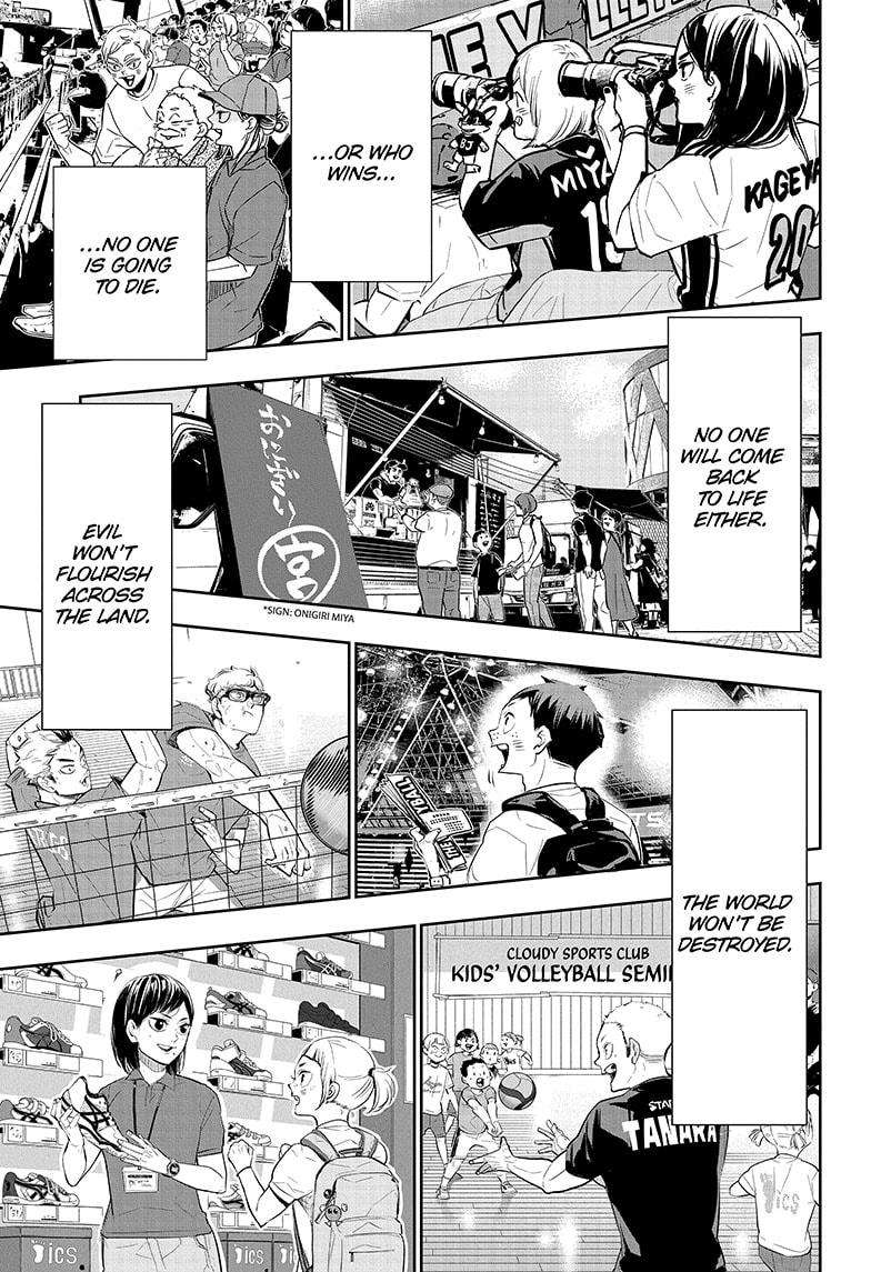 Haikyuu!! chapter 402.1 page 15