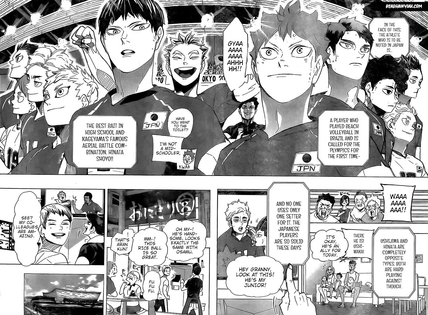Haikyuu!! chapter 402 page 15
