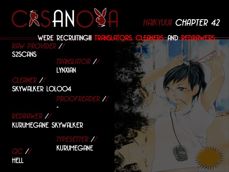 Haikyuu!! chapter 42 page 1