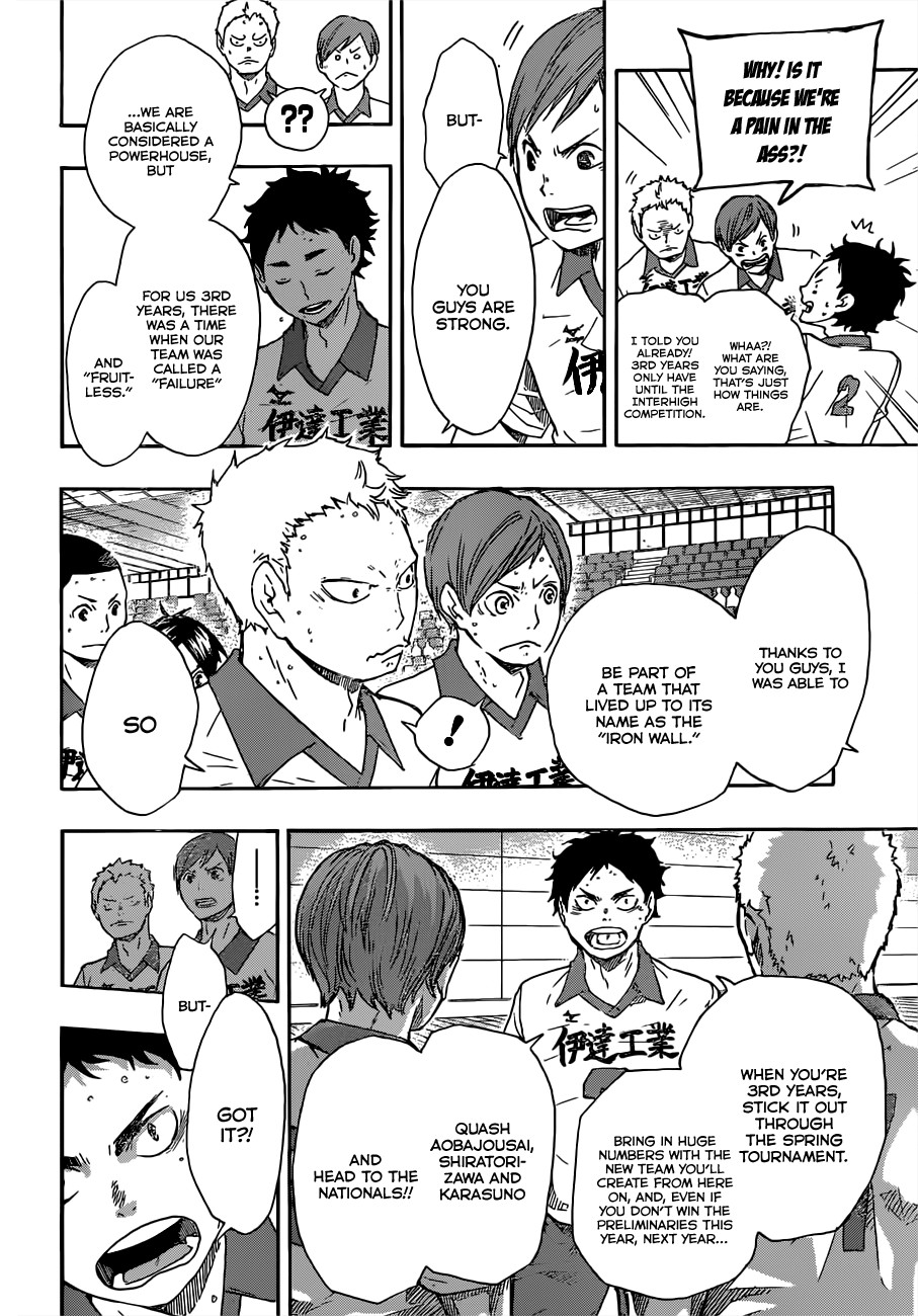 Haikyuu!! chapter 47 page 15