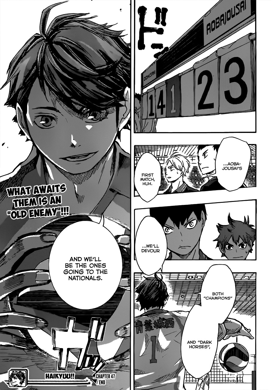 Haikyuu!! chapter 47 page 20