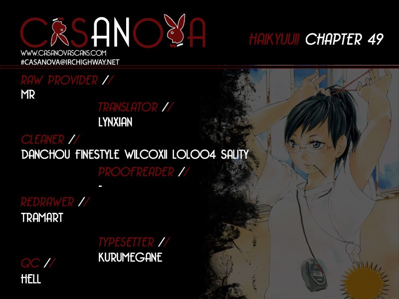 Haikyuu!! chapter 49 page 1